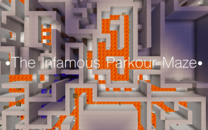 Herunterladen The Infamous Parkour Maze zum Minecraft 1.13